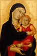 Virgin and Child Painting - Simone Martini — artwork view