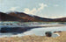 At the water's edge Loch Lomond Scotland - Sir Alfred East — artwork view