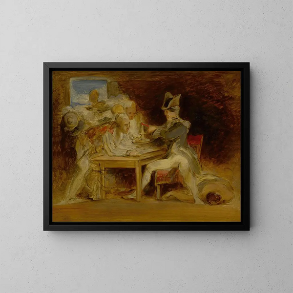 Nelson sealing the Copenhagen letter - Sir David Wilkie — framed artwork on a wall