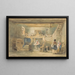 L'Intérieur du Moulin de Pitlessie avec un Homme Tamisant le Maïs - Sir David Wilkie — ingelijst kunstwerk aan de muur