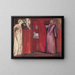 La belle Rosamund et la reine Éléonore - Sir Edward Coley Burne-Jones — ingelijst kunstwerk aan de muur