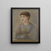 Portret van Margaret, de dochter van de kunstenaar - Sir Edward Coley Burne-Jones — ingelijst kunstwerk aan de muur
