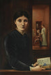 Portret van Georgiana Burne-Jones - Sir Edward Coley Burne-Jones — weergave van het kunstwerk