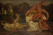 Psyché Recevant le Coffret de Proserpine - Sir Edward Coley Burne-Jones — weergave van het kunstwerk