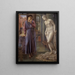 Pygmalion en het beeld, De hand onthoudt zich - Sir Edward Coley Burne - Jones — ingelijst kunstwerk aan de muur