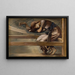 La série La Rose Églantine, étude pour La Cour du Jardin V - Sir Edward Coley Burne-Jones — ingelijst kunstwerk aan de muur
