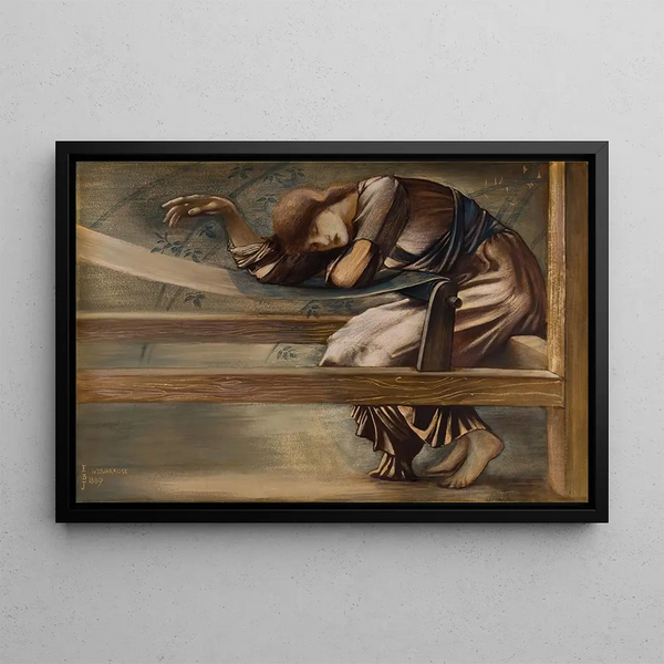Sir Edward Coley BurneJones - The Briar Rose Series Study for The Garden Court V.webp