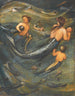 De familie van de zeemeerminnen - Sir Edward Coley Burne-Jones — weergave van het kunstwerk