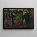 De pelgrim bij de poort van de luiheid - Sir Edward Coley Burne-Jones — ingelijst kunstwerk aan de muur