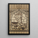 De Opstanding - Sir Edward Coley Burne-Jones — ingelijst kunstwerk aan de muur