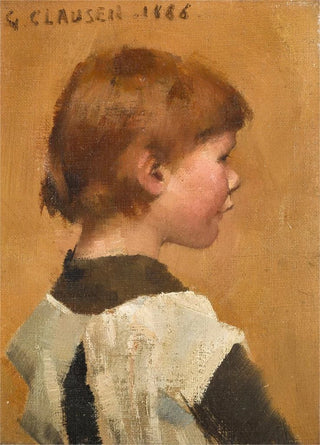 Sir George Clausen - A Girls Head.webp