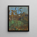 Autumn Landscape: Trees by George Clausen — framed art print on a wall
