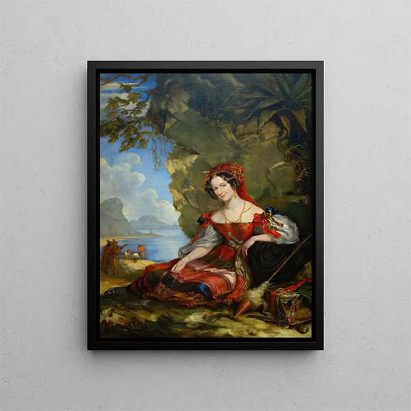 Sir George Hayter - Portrait Of Lady Caroline Montagu In Byronic Costume.webp
