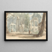 van Les Ruines de Leptis Magna zoals ze verschenen in het koninklijke park Virginia Water - Sir George Hayter — ingelijst kunstwerk aan de muur