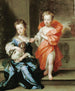 De kinderen Howard - Sir Godfrey Kneller — weergave van het kunstwerk
