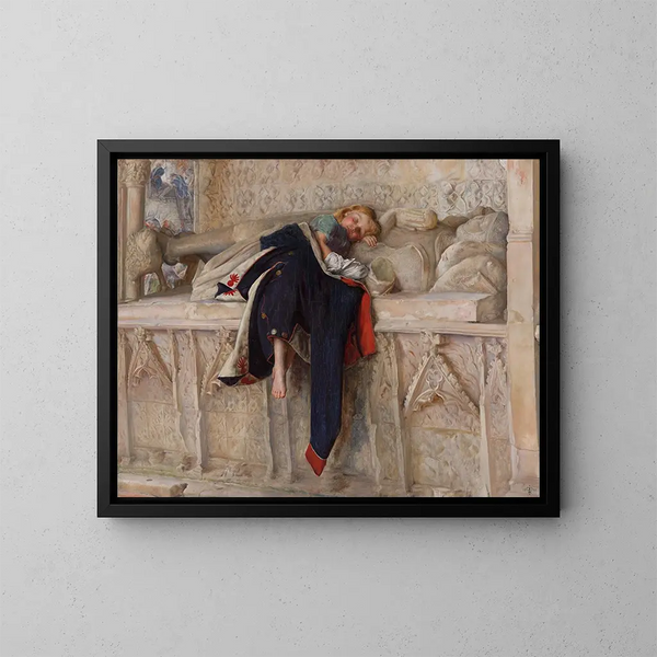 L'Enfant du régiment - Sir John Everett Millais — ingelijst kunstwerk aan de muur