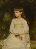 Portret van Meisje Scott, dochter van wijlen Thomas Alexander Scott uit Philadelphia - Sir John Everett Millais — weergave van het kunstwerk