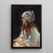 Portret van het meisje van de kunstenaar Alice - Sir John Lavery — ingelijst kunstwerk aan de muur