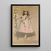 La fille couronnée de guirlandes 1896 - Sir John Lavery — ingelijst kunstwerk aan de muur