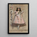 La fille couronnée de guirlandes - Sir John Lavery — ingelijst kunstwerk aan de muur