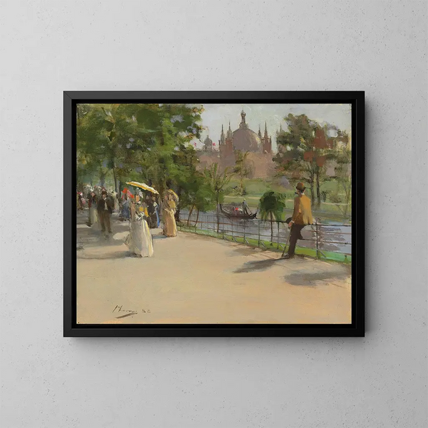 L'Exposition internationale de Glasgow - Sir John Lavery — ingelijst kunstwerk aan de muur