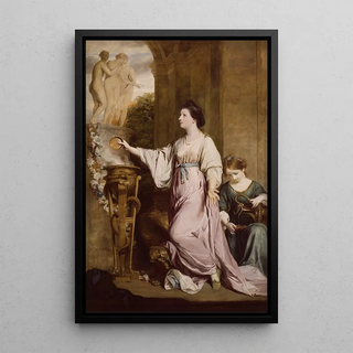 Sir Joshua Reynolds - Lady Sarah Bunbury Sacrificing to the Graces.webp