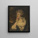 Mme Jane Braddyll - Sir Joshua Reynolds — ingelijst kunstwerk aan de muur