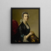 Portret van mevrouw Jubb - Sir Joshua Reynolds — ingelijst kunstwerk aan de muur