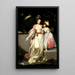 Portrait de Mme Jelf Powis et de sa fille - Sir Joshua Reynolds — ingelijst kunstwerk aan de muur