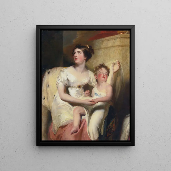 Sir Thomas Lawrence - Anne countess of Charlemont and her son James.webp