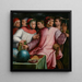 Zes Toscaanse Dichters - Giorgio Vasari — ingelijst kunstwerk aan de muur