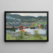 Landschap van fjord - Sofie Werenskiold — ingelijst kunstwerk aan de muur