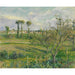 Reproductie van het schilderij Zonsondergang schilderij in Valhermeil, Auvers-sur-Oise - Camille Pissarro
