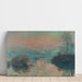 Reproductie van het schilderij Zonsondergang over de Seine in Lavacourt, winterseffect - Claude Monet