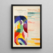 La prose du Transsibérien et de la petite Jehanne de France - Sonia Delaunay — framed artwork on a wall