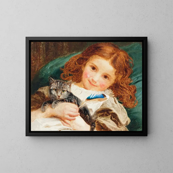 Best friends - Sophie Anderson — framed artwork on a wall