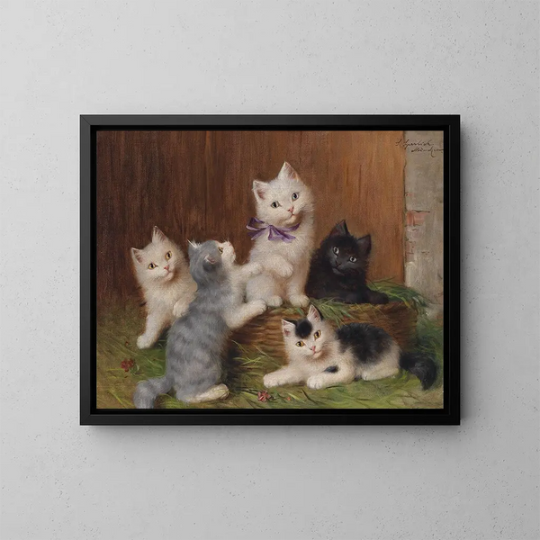 Cats - Sophie Sperlich — framed artwork on a wall