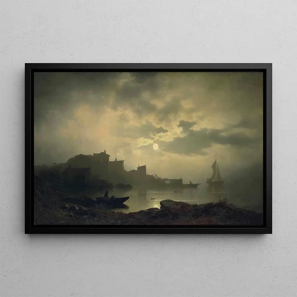 Sophus Jacobsen - Moonlit Bay.webp