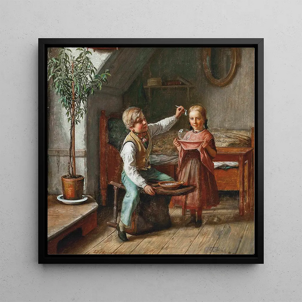 Soufflant des bulles - David Monies