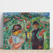 Reproductie van het schilderij Onder de rode appels - Edvard Munch