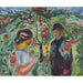 Reproductie van het schilderij Onder de rode appels - Edvard Munch