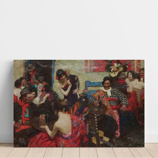 Spanish Tavern - Dean Cornwell | Reproduction Tableau Décoration murale affiche copie