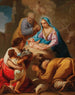 Aanbidding der herders - Spaanse school — weergave van het kunstwerk