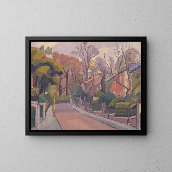 Route cambrienne, Richmond - Spencer Frederick Gore — framed artwork on a wall