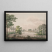Vue de la résidence de M. le Conférencier Classen près de la porte de l'Est de Copenhague - Søren L. Lange — ingelijst kunstwerk aan de muur