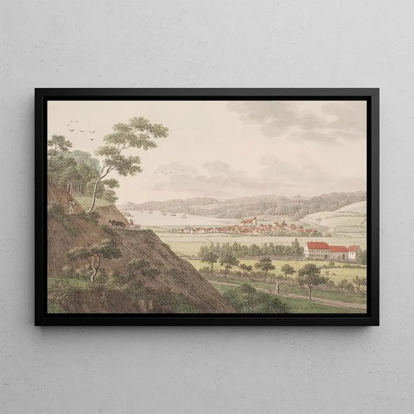 Sren L Lange - Vejle fra nordvest.webp