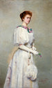 Portret van Helena Cerchowa - Stanisław Cercha — weergave van het kunstwerk