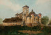 Uitzicht op het Kasteel van Winicz vanaf de Kapelzijde - Stanisław Fabijański — weergave van het kunstwerk