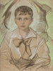portret van Karol Krystall - Stanisław Ignacy Witkiewicz — weergave van het kunstwerk