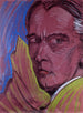 Zelfportret - Stanisław Ignacy Witkiewicz — weergave van het kunstwerk